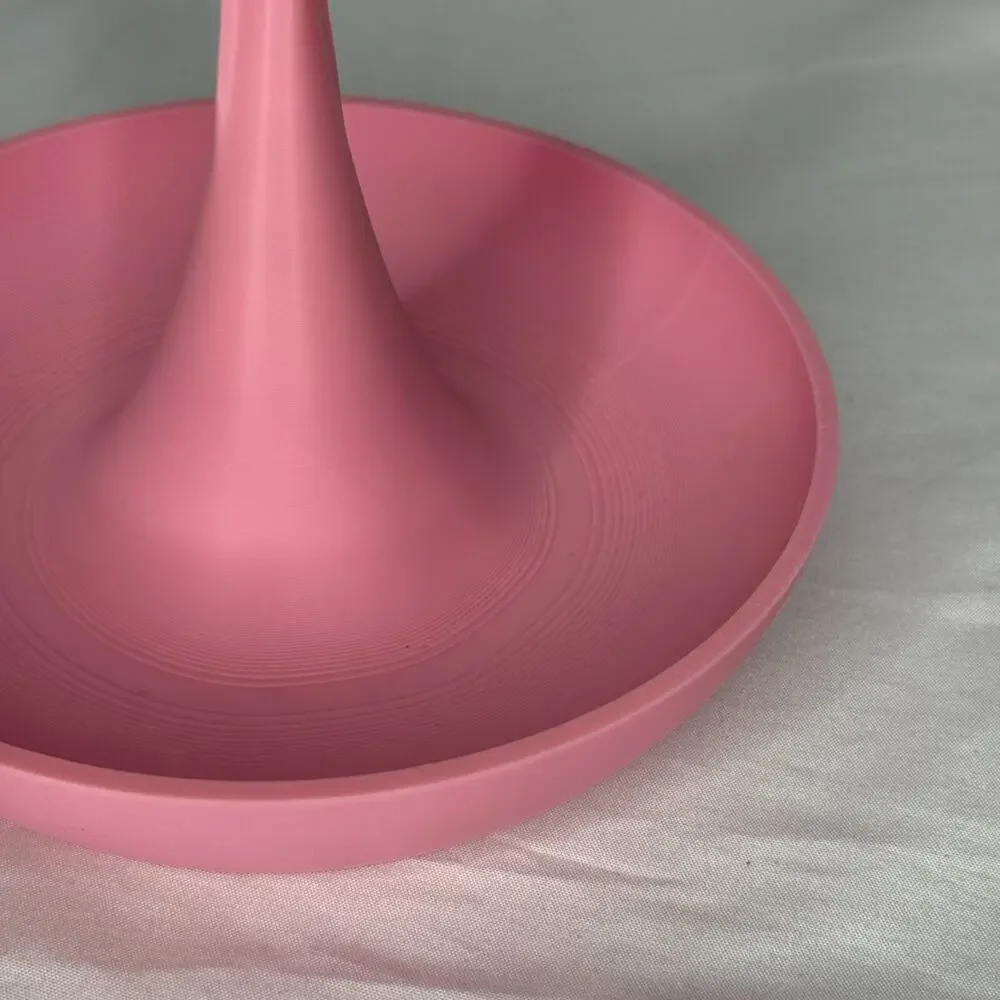 Pink Whale Tail Jewelry Ring Dish Stand Coastal Mermaid Bathroom 6